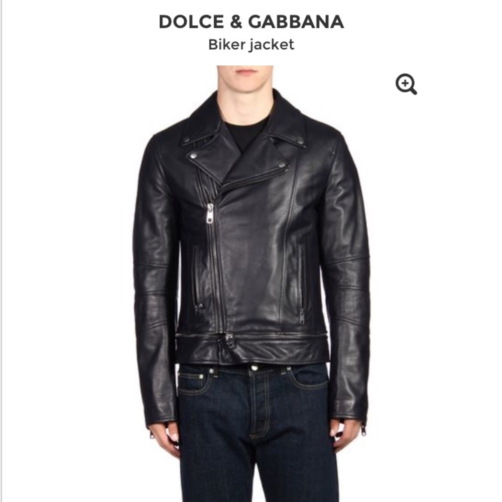 Dolce Gabbana leather jacket